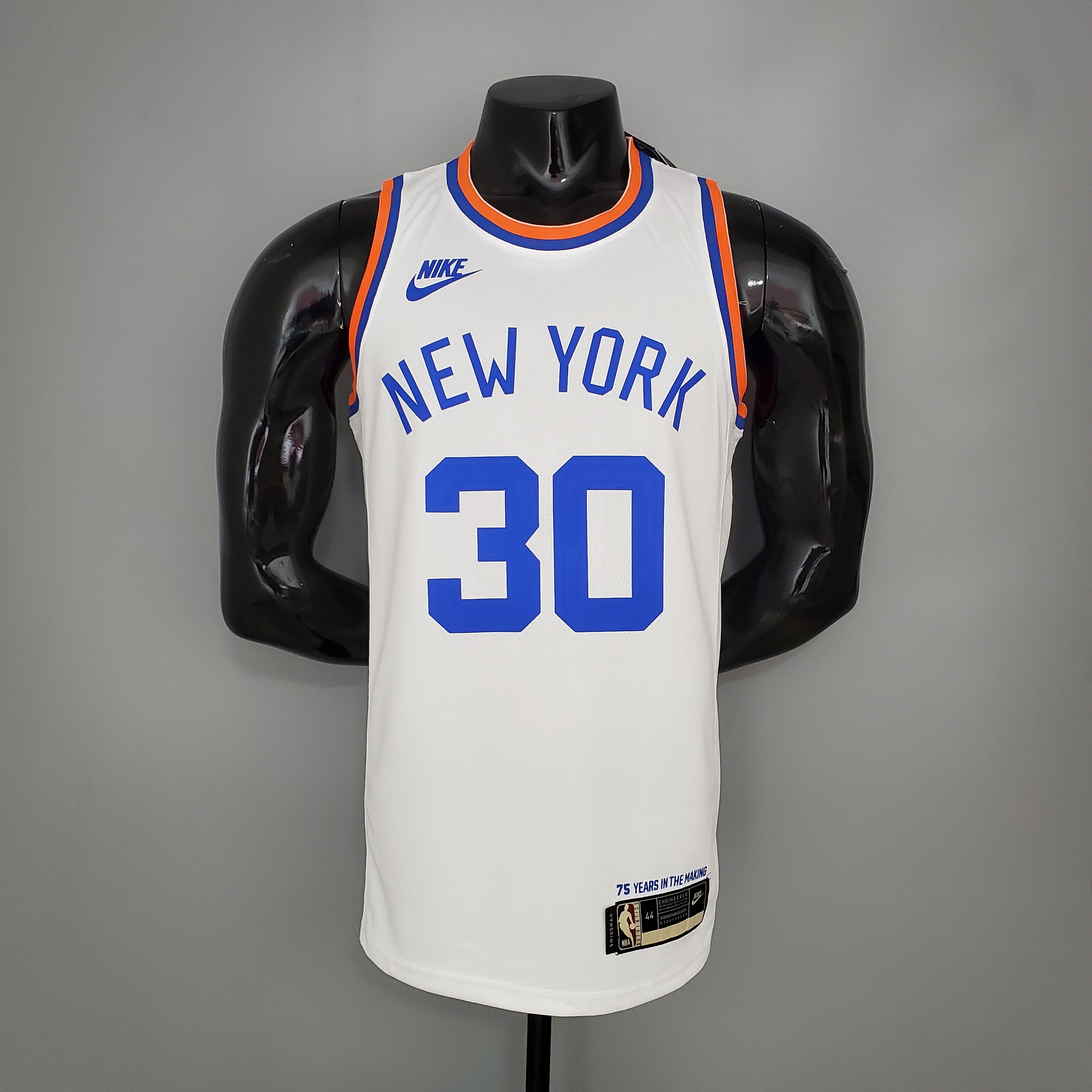 RANDLE#30 75th Anniversary Knicks White NBA Jersey S-XXL