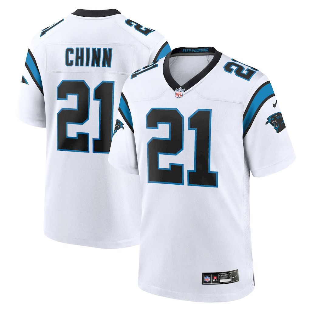 Mens Carolina Panthers Jeremy Chinn Nike White Game Jersey.jpg