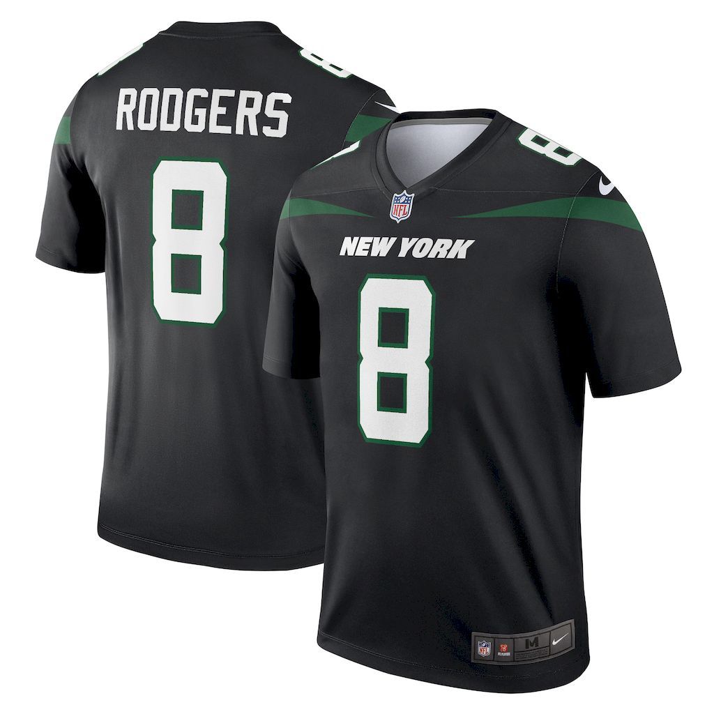 Mens New York Jets Aaron Rodgers Nike Stealth Black Alternate Leg.jpg