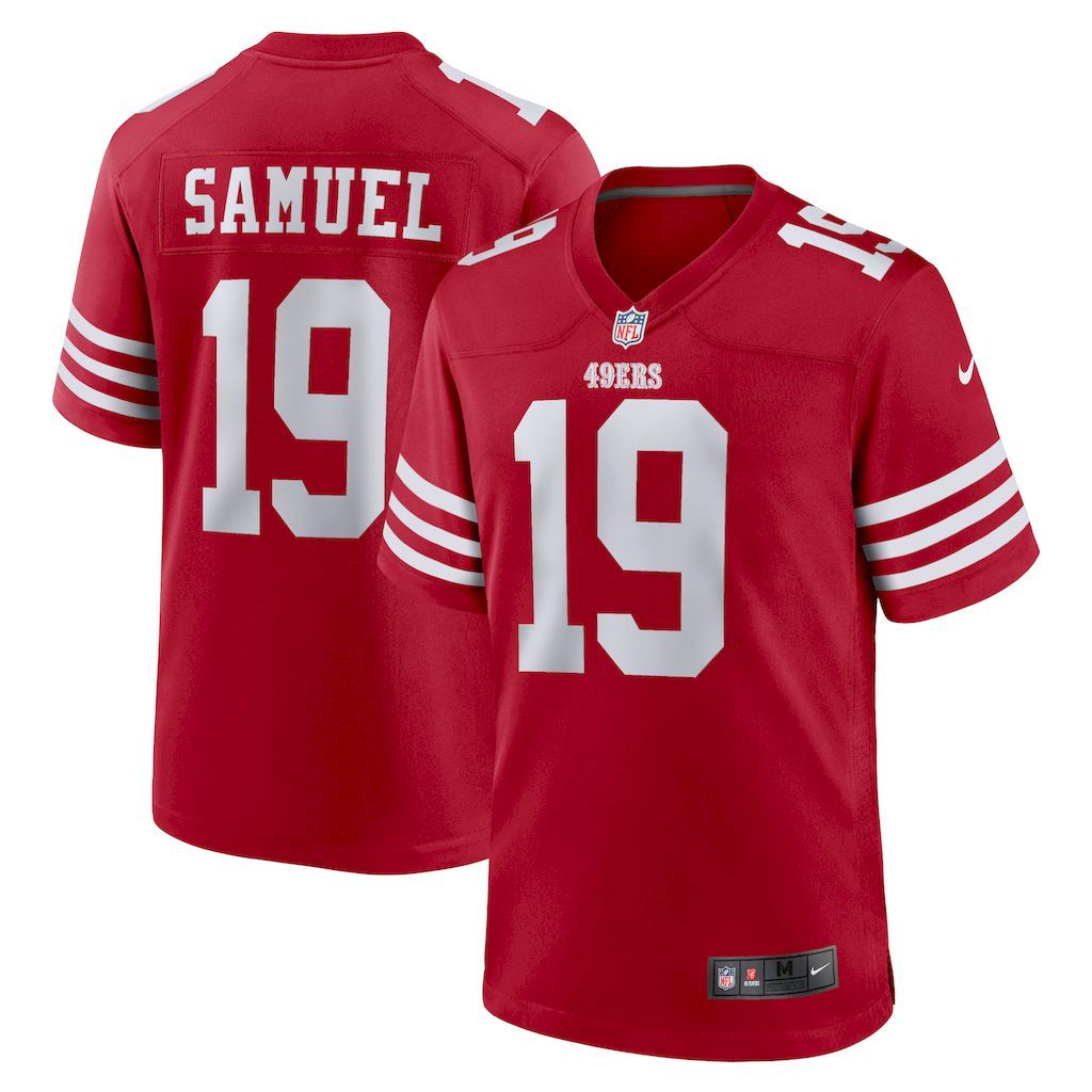 Mens San Francisco 49ers Deebo Samuel Nike Scarlet Player Game Je.jpg
