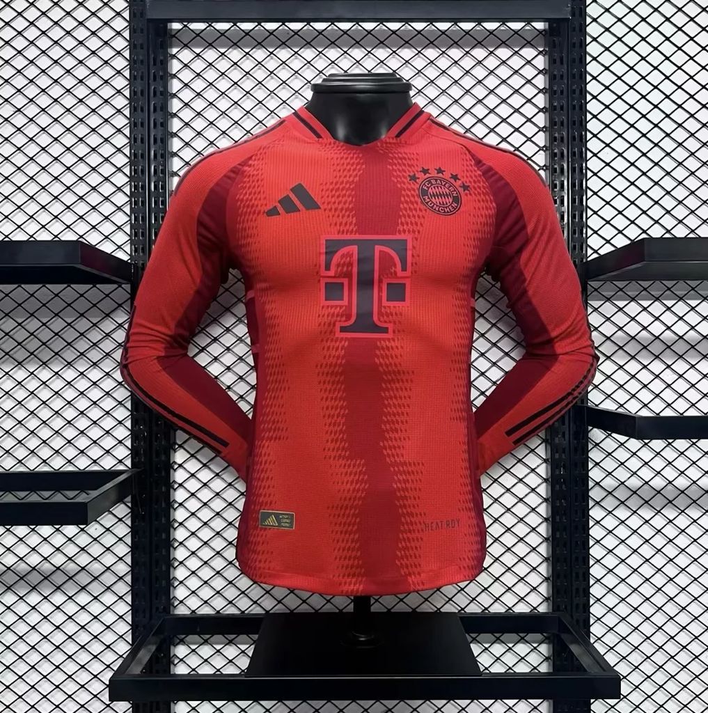 Bayern Munich 2024/25 Home Long Sleeves Jersey – Player Versi