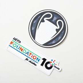 25-26 UCL Titleholder Trophy + 10th Anniversary UEFA Foundation Patch Set.jpg