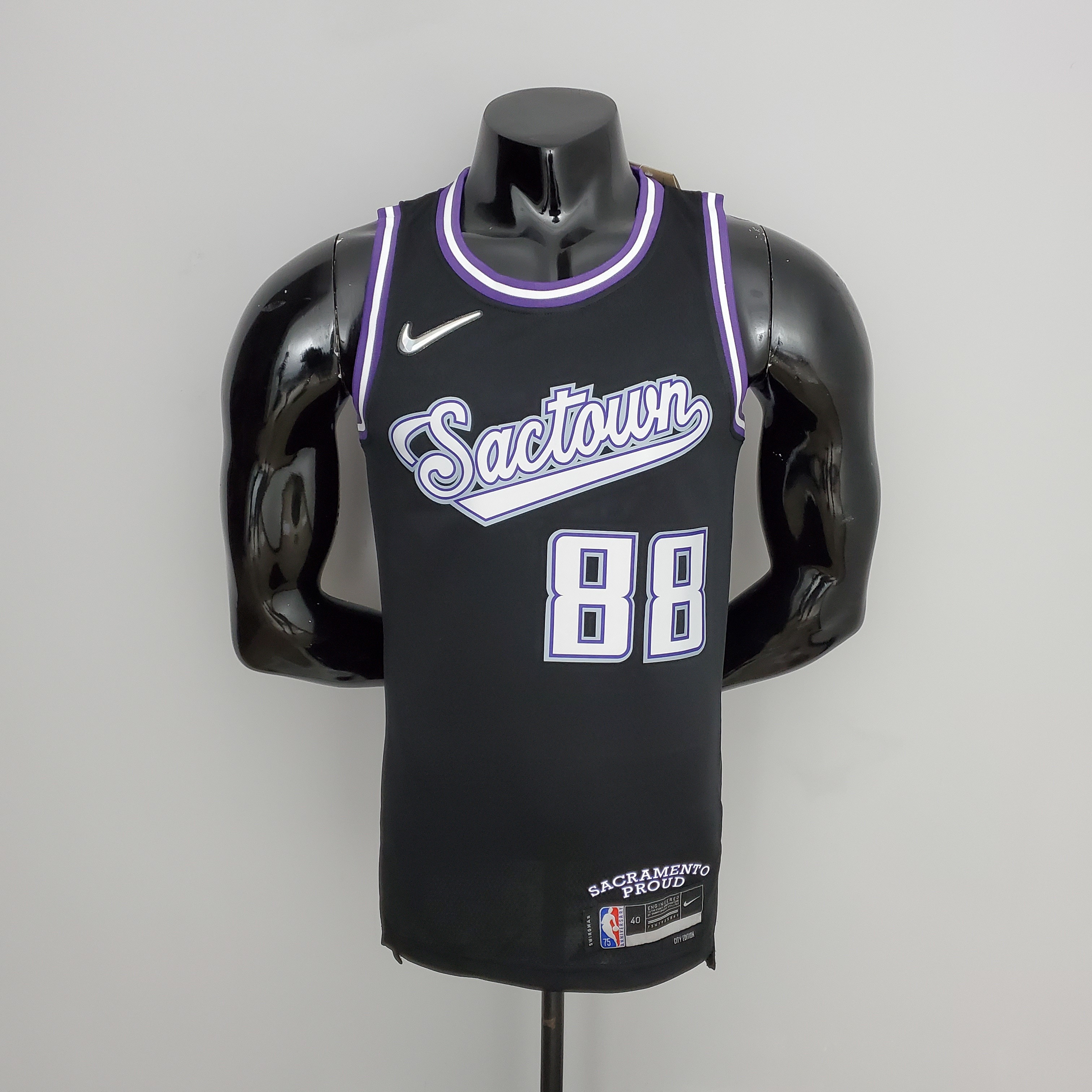 2022 Season QUETA#88 Kings City Edition Black NBA Jersey S-XXL