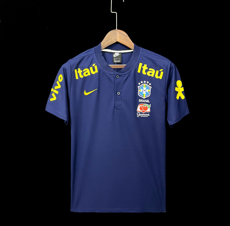 21/22 Brazil Pre-match Royal bule S-XXL