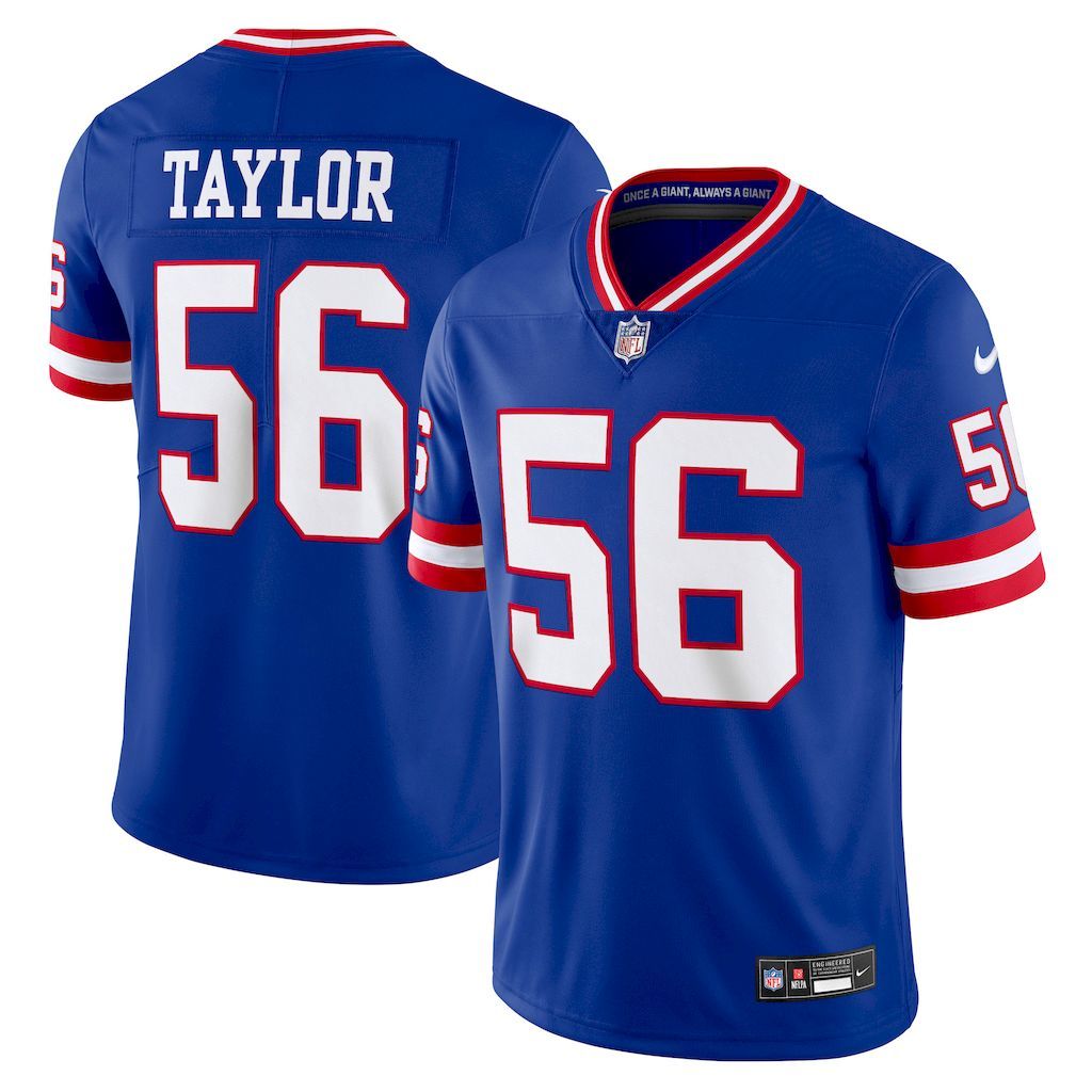 Mens New York Giants Lawrence Taylor Nike Royal Alternate Vapor U.jpg