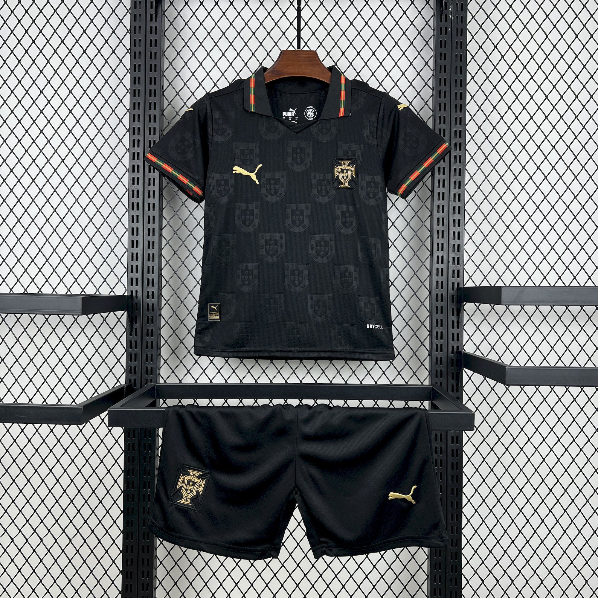 Kids Portugal 2026 World Cup Away Jersey Kit
