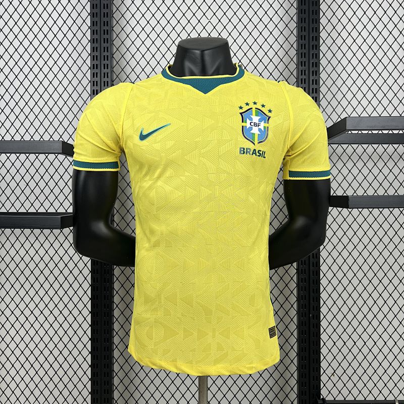 Mens Brazil 2026 World Cup Home Jersey Player Version