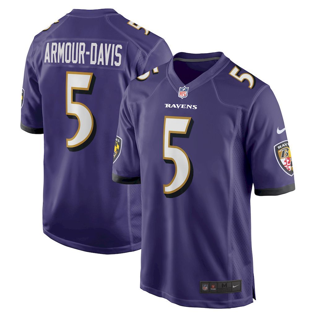 Mens Baltimore Ravens Jalyn Armour-Davis Nike Purple Game Player.jpg