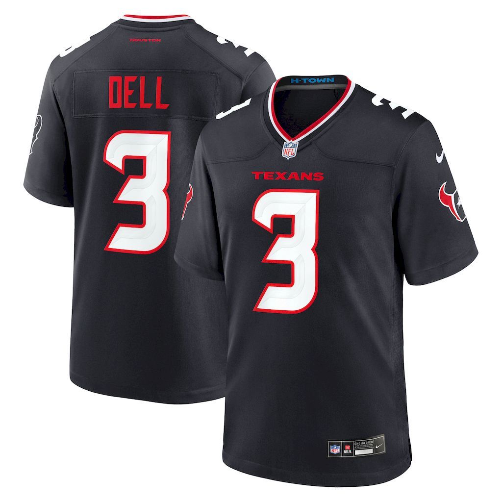 Mens Houston Texans Tank Dell Nike Navy Game Jersey.jpg