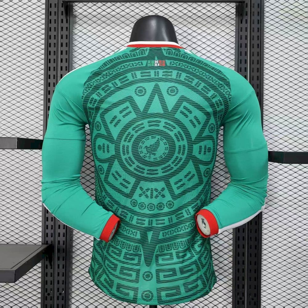 Player Mexico Home Long Sleeve FIFA World Cup 2026 New Season Football Jersey Sports Shirt (2).jpg
