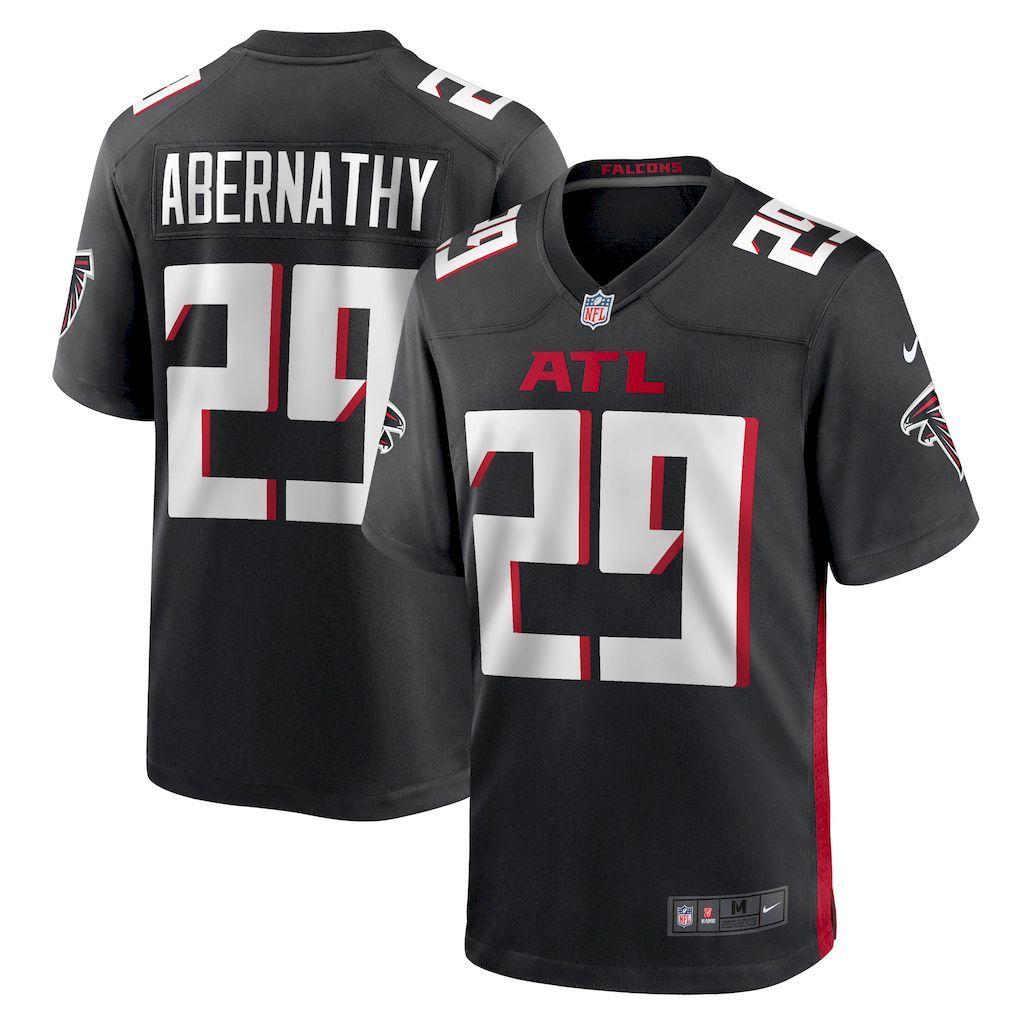 Mens Atlanta Falcons Micah Abernathy Nike  Black Team Game Jersey.jpg
