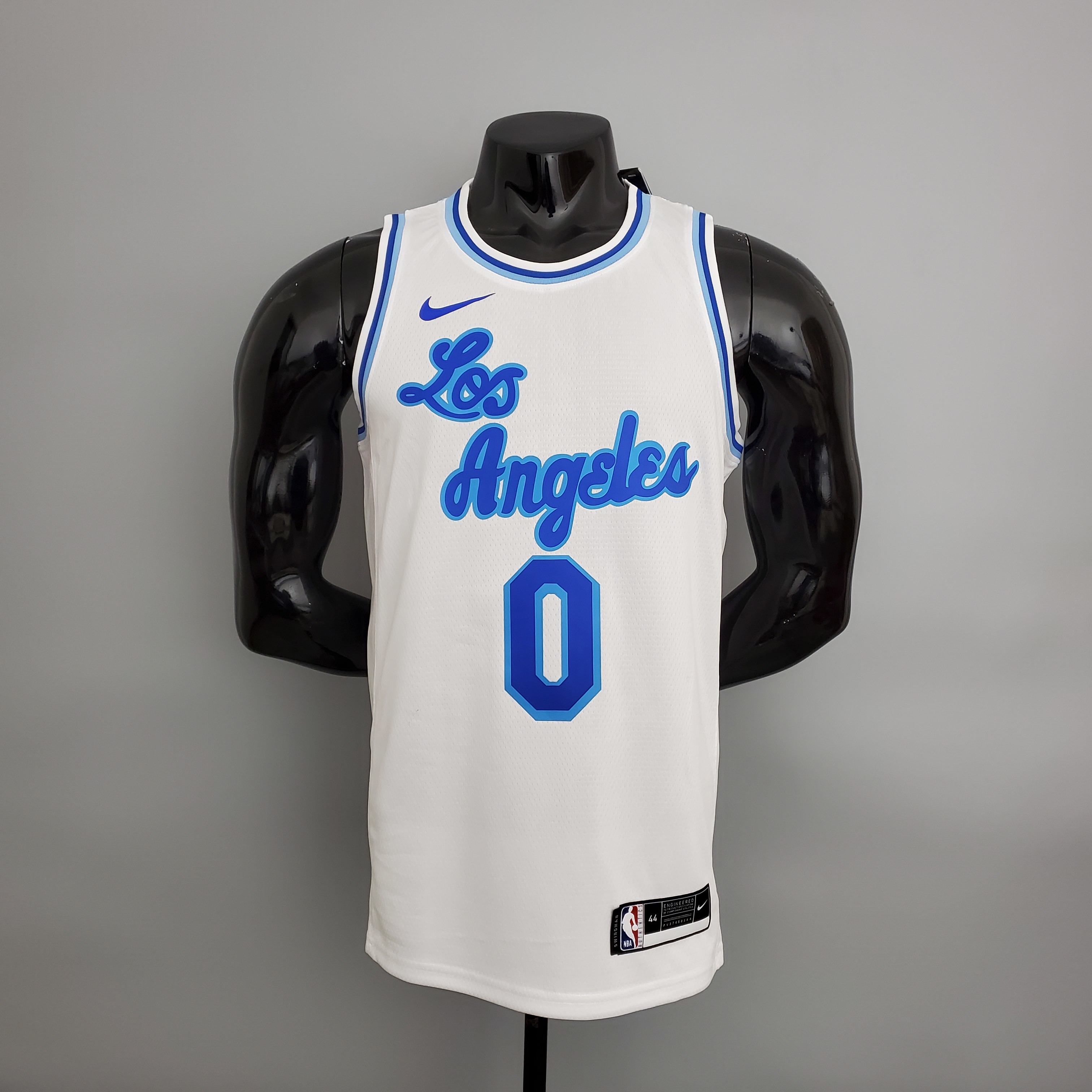 Lakers Westbrook#0 Latin Night (High Head) White NBA Jersey S-XXL