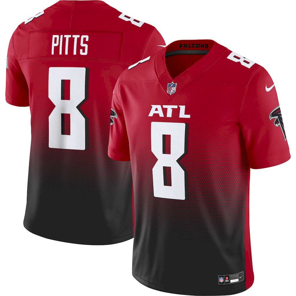 Mens Atlanta Falcons Kyle Pitts Nike Red Vapor F.U.S.E. Limited J.jpg
