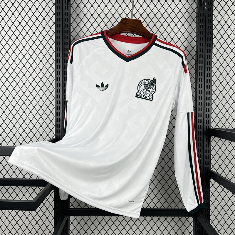 Mens Mexico 2026 World Cup Away Long Sleeve Jersey