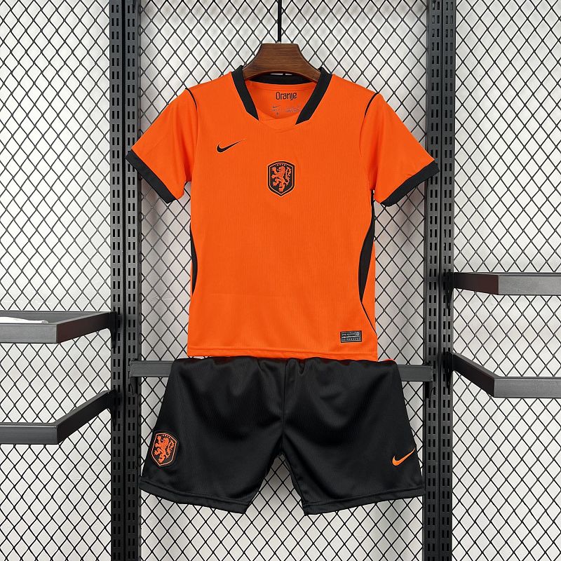 Kids Netherlands 2026 World Cup Home Kit
