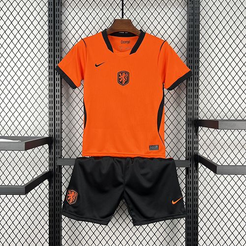 Kids Netherlands 2026 World Cup Home Kit