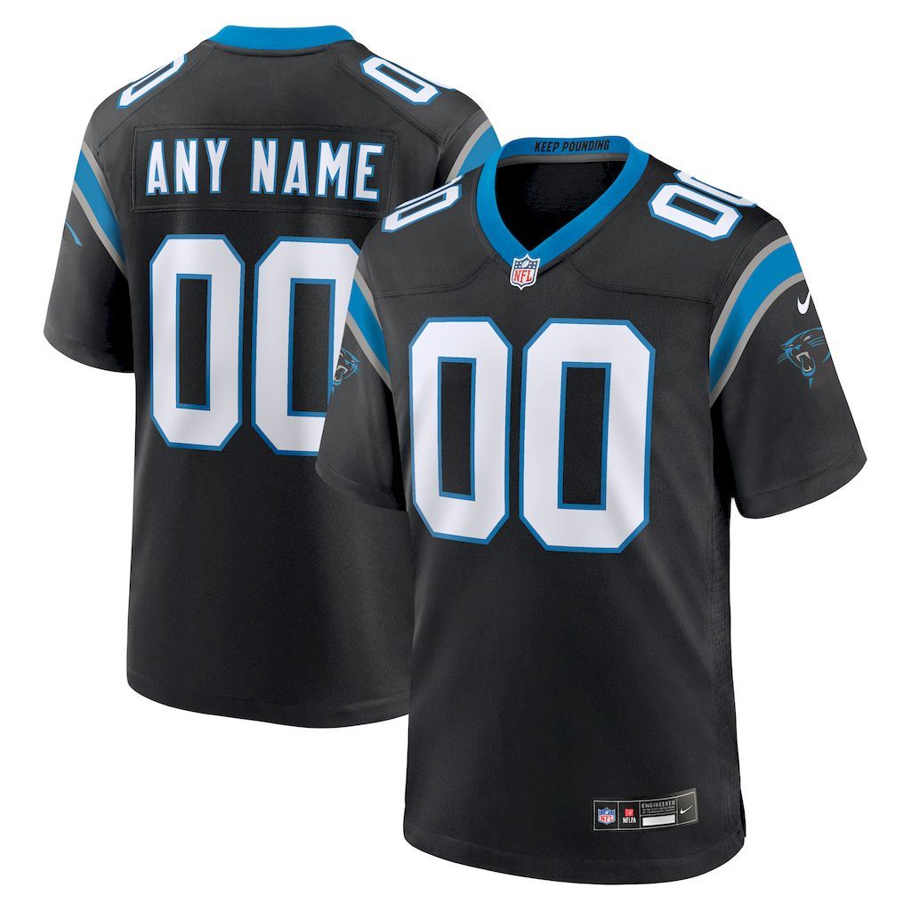 Mens Carolina Panthers Nike Black Custom Game Jersey.jpg