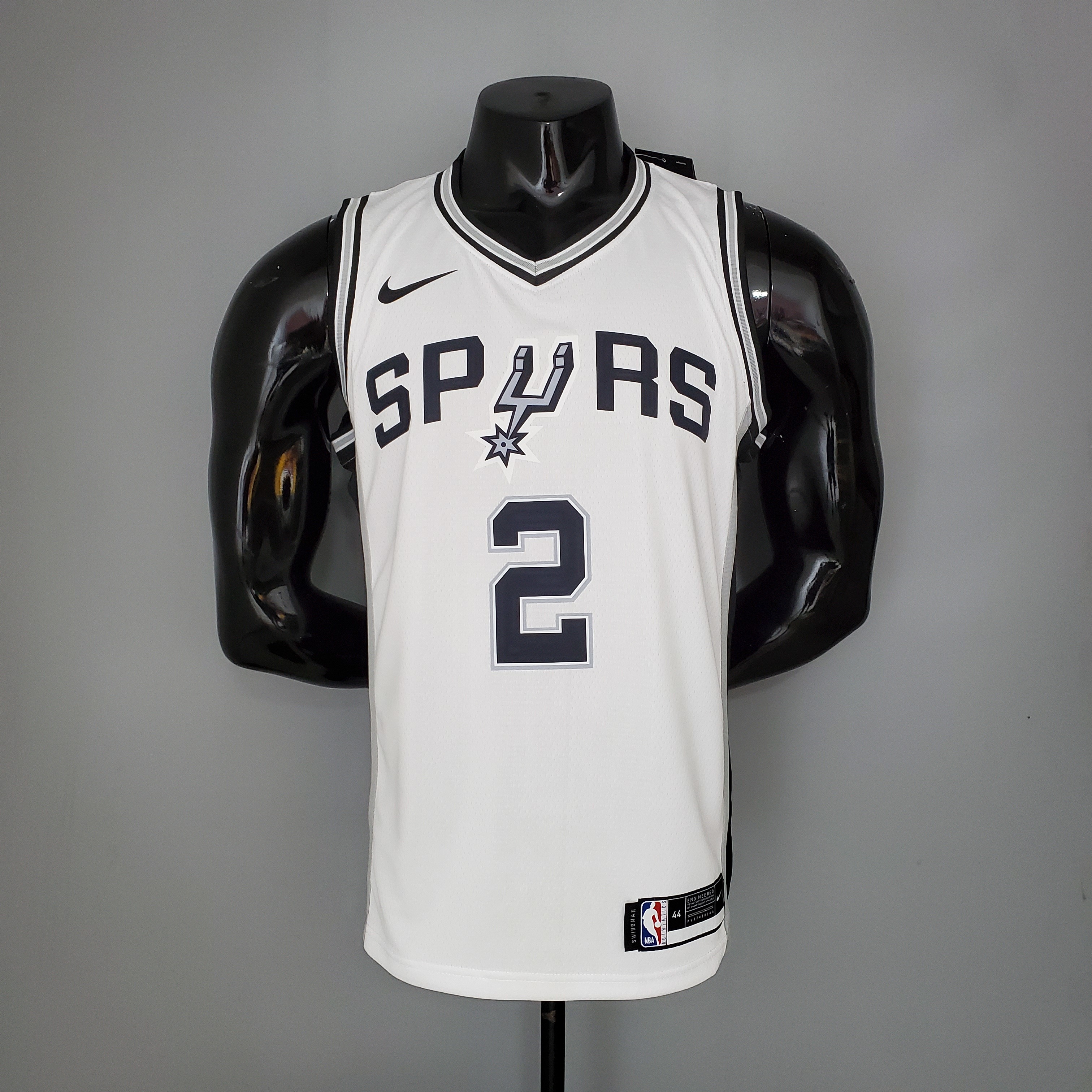 LEONARD#2 Spurs White NBA Jersey S-XXL