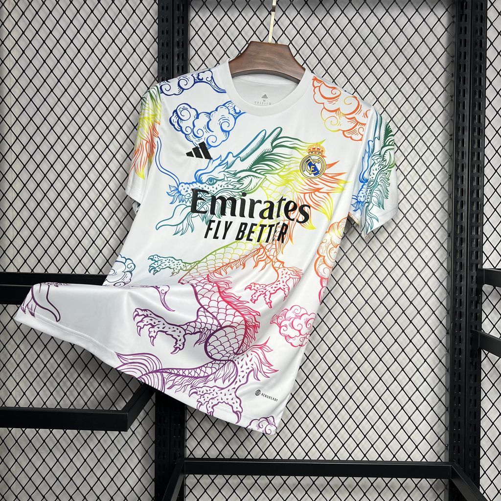 Real Madrid 2024/25 White Cailong Special Edition Jersey