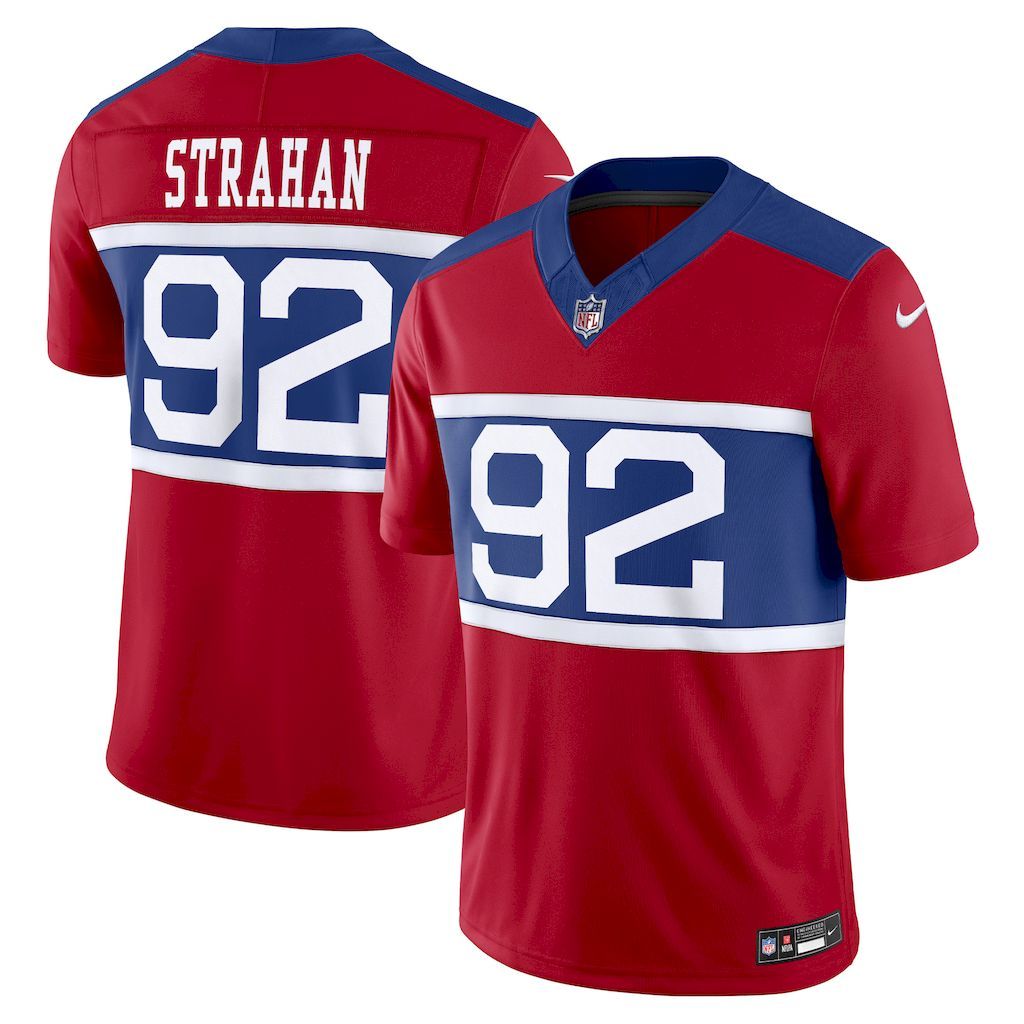 Mens New York Giants Michael Strahan Nike Century Red Alternate V.jpg