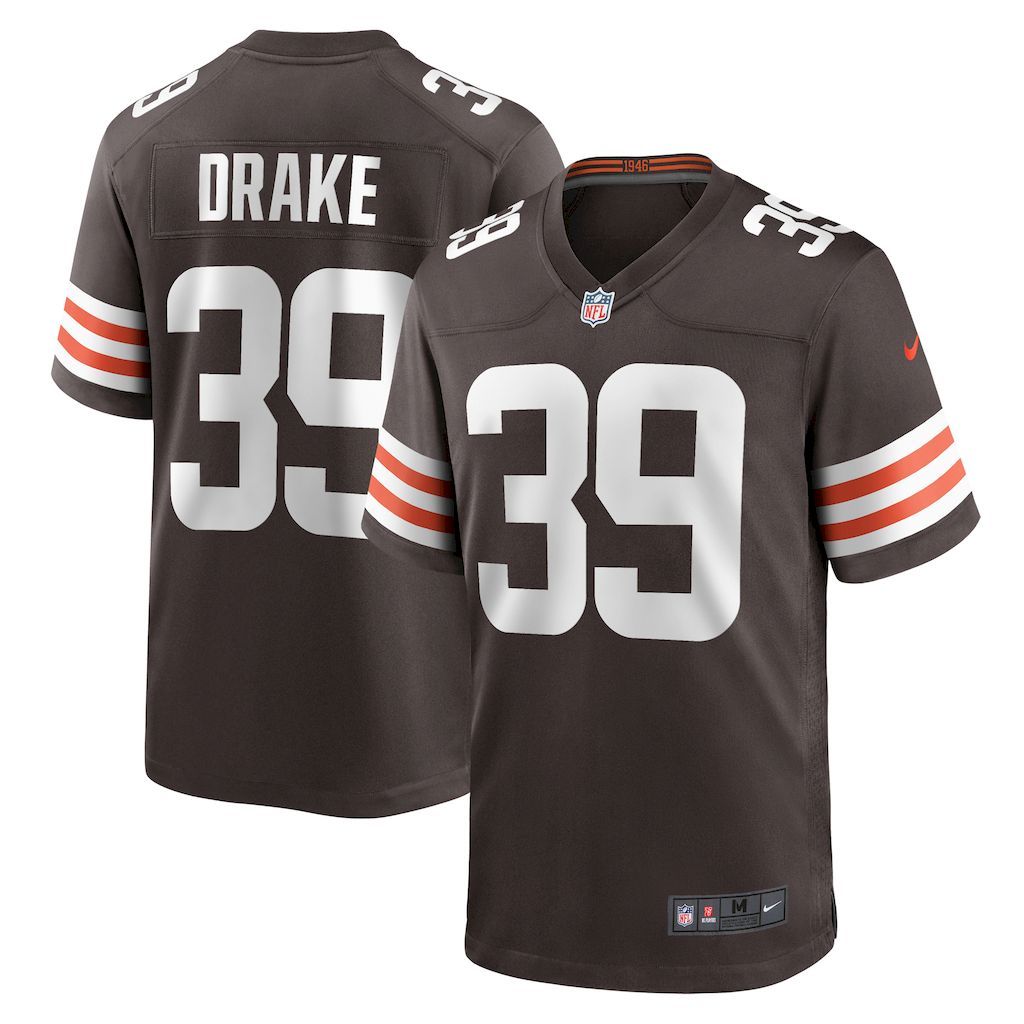 Mens Cleveland Browns Kenyan Drake Nike  Brown  Game Jersey.jpg
