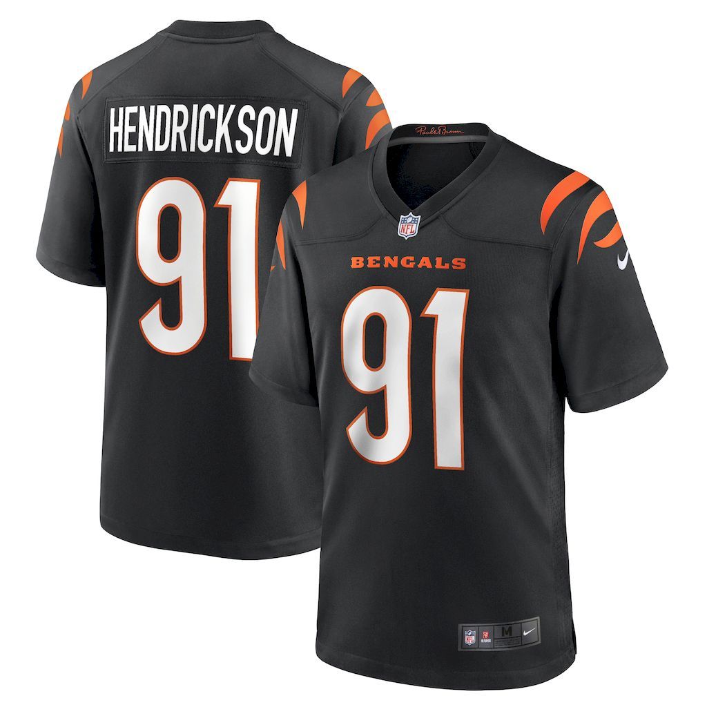 Mens Cincinnati Bengals Trey Hendrickson Nike Black Game Jersey.jpg