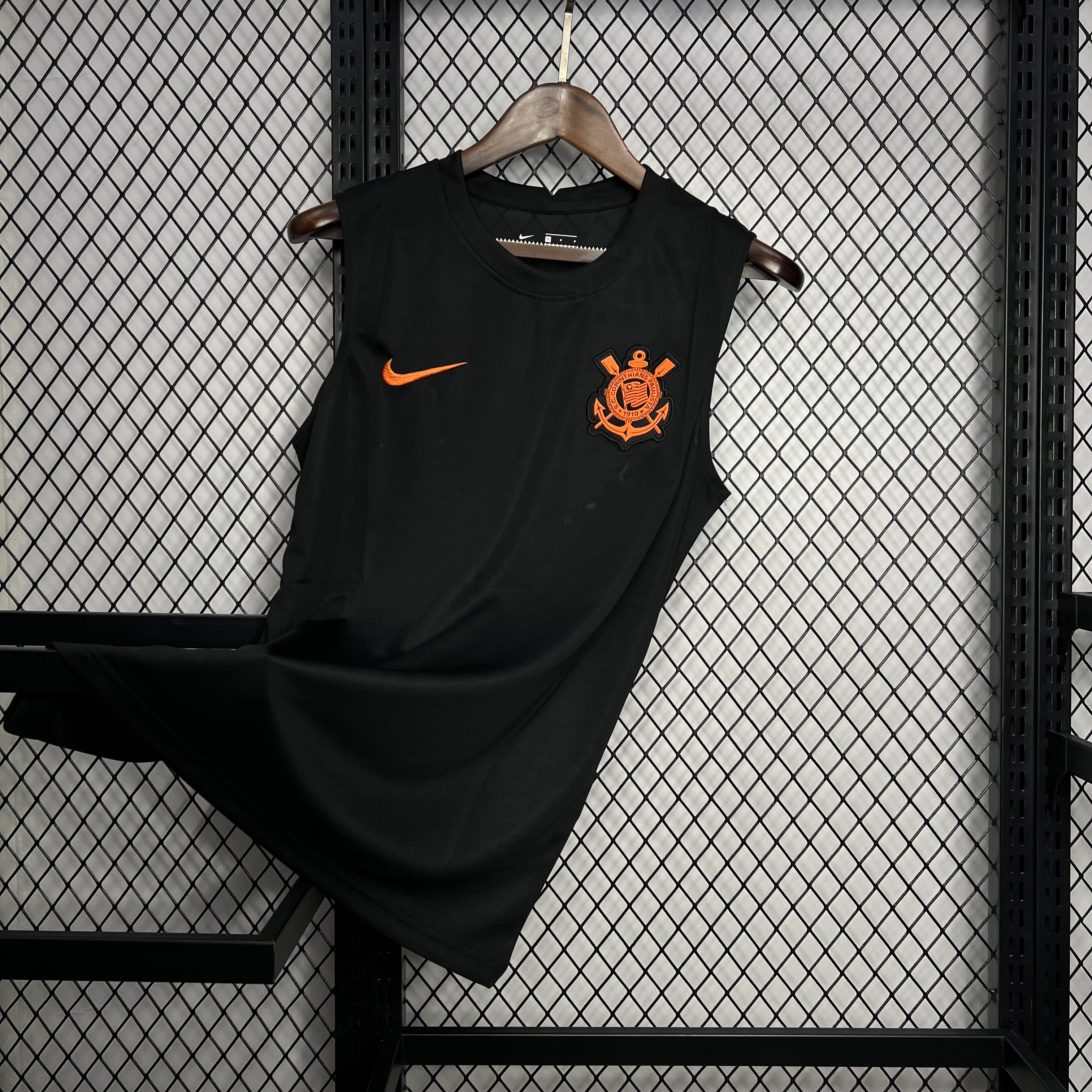 Corinthians 2022 Training Jersey Tank Top – Black