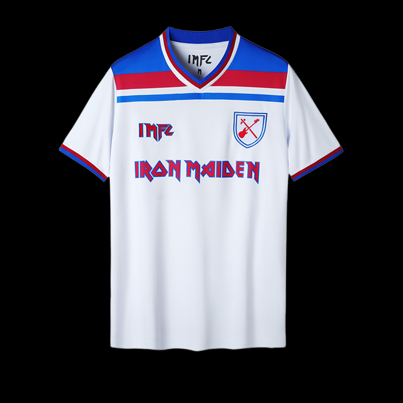 Retro Iron Maiden x West Ham Whire S-XXL