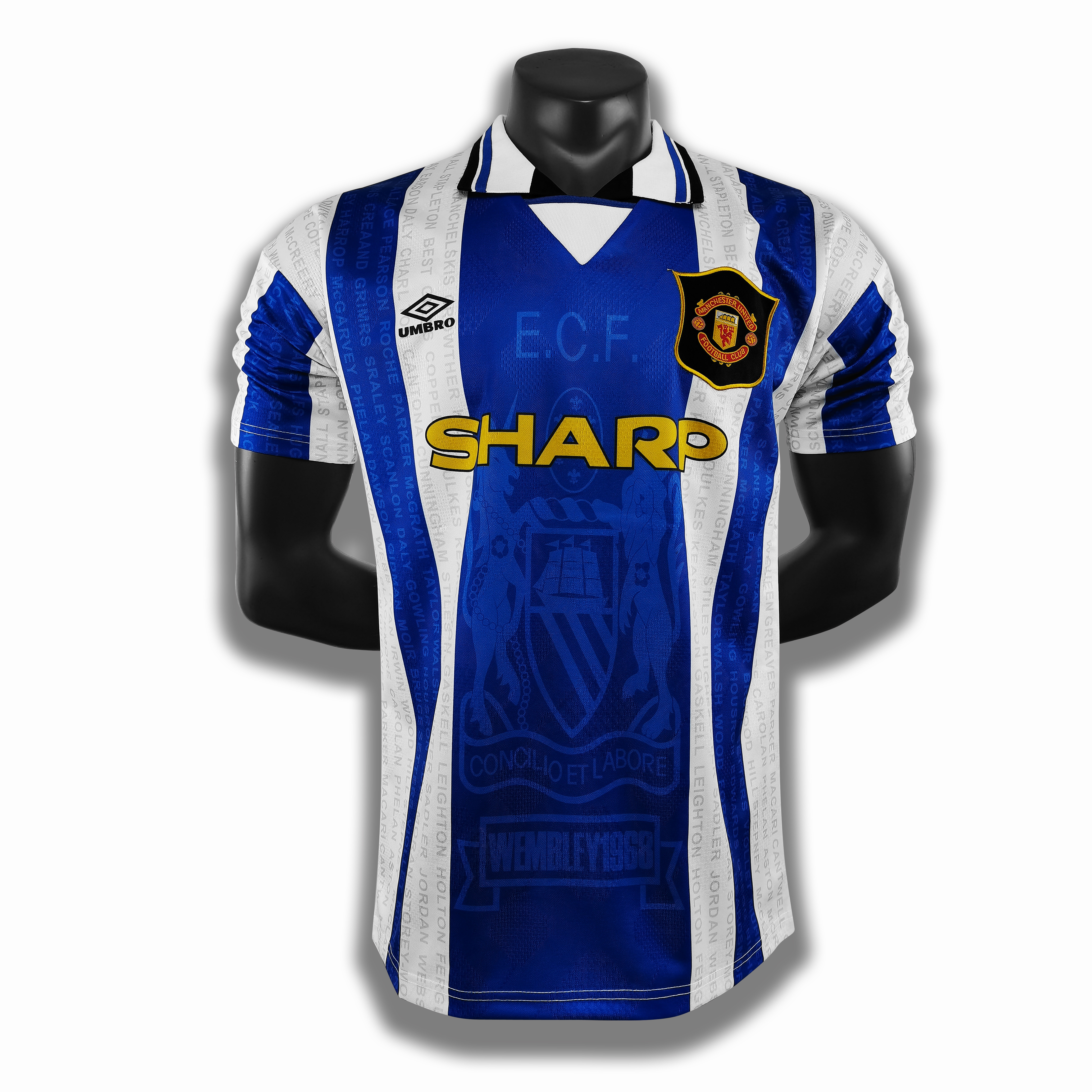 Retro 94/96 M-u Away Blue S-2XL
