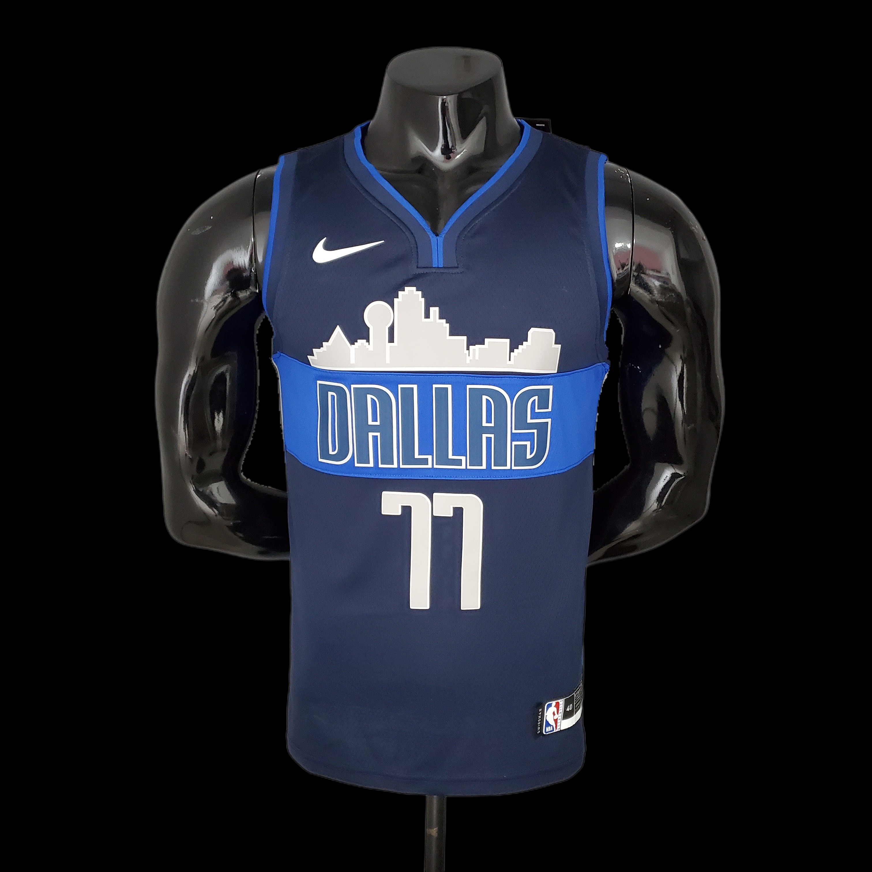 DONCIC#77 Lone Ranger Iceberg Edition NBA Jersey S-XXL