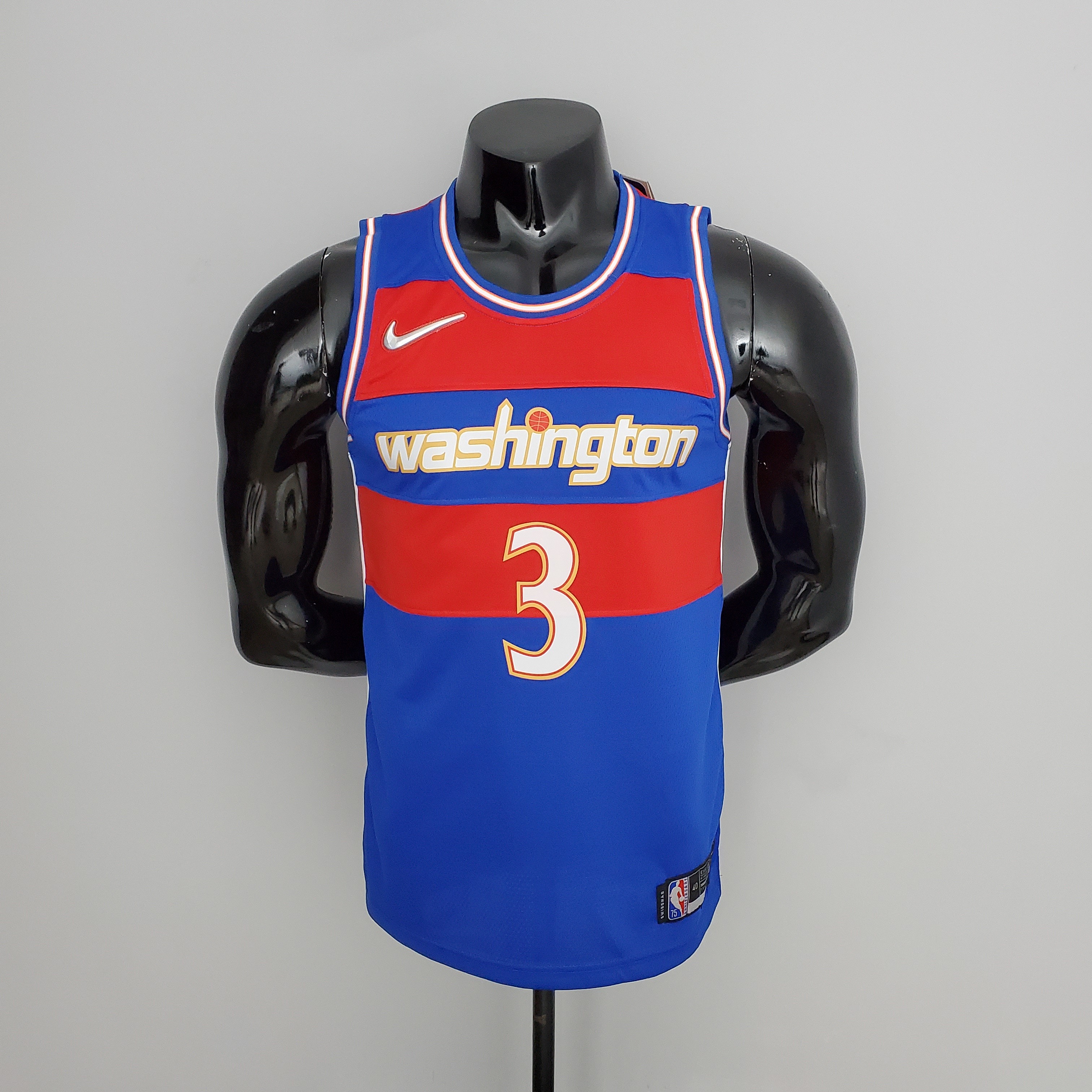 2022 Season BEAL#3 Talent City Edition Blue Red NBA Jersey S-XXL