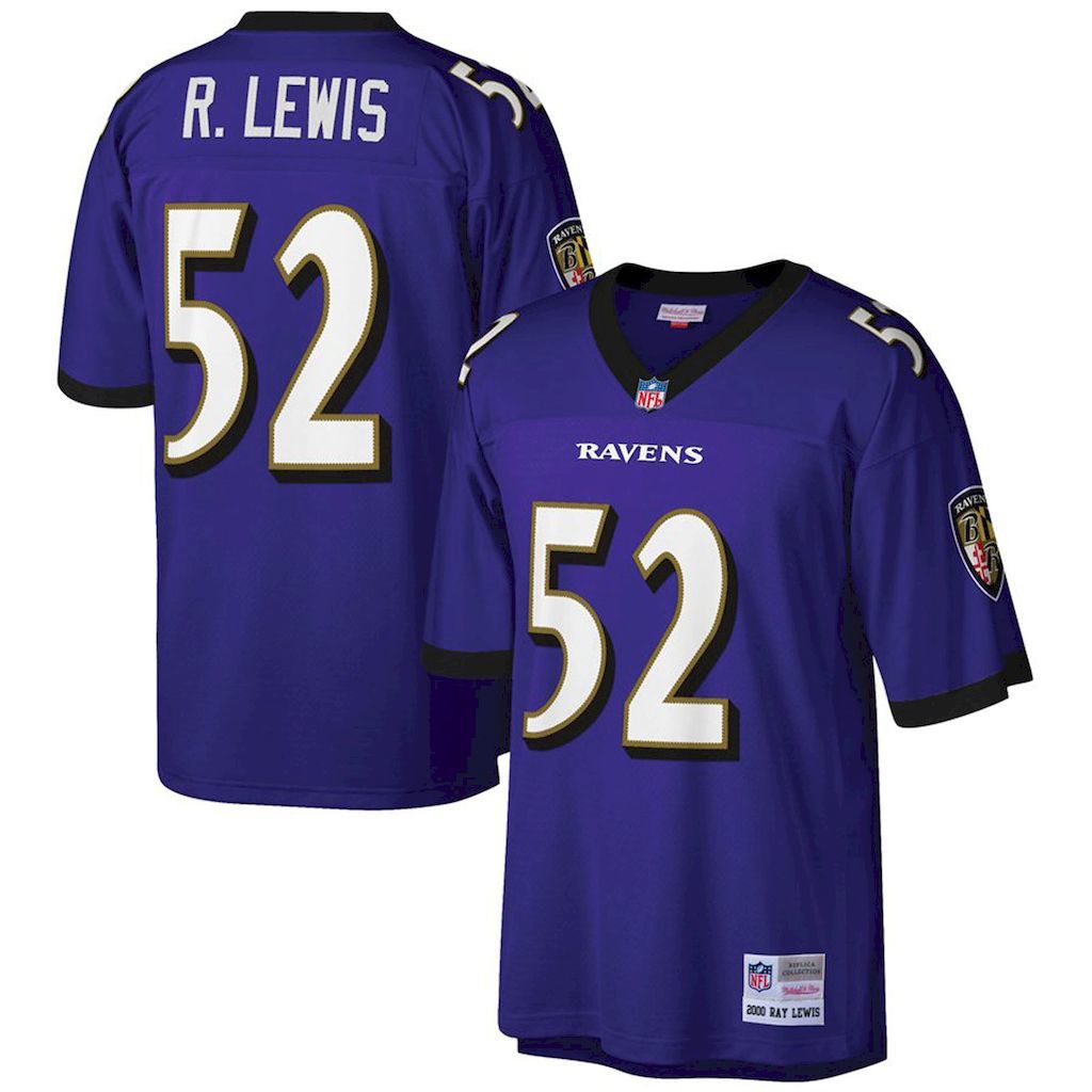 Mens Baltimore Ravens Ray Lewis Mitchell  Ness Purple Big  Tall 2.jpg