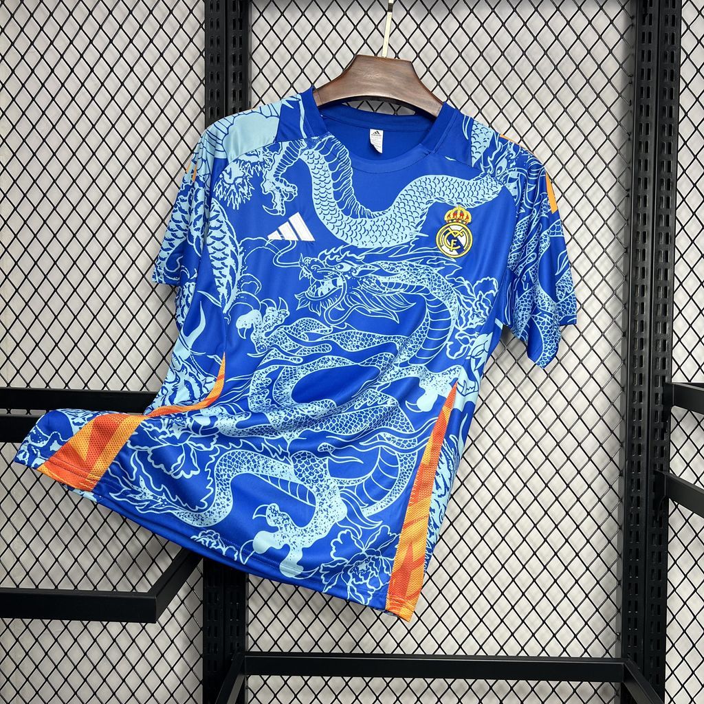 Real Madrid 2024/25 Blue Dragon Special Edition Jersey S-XXL