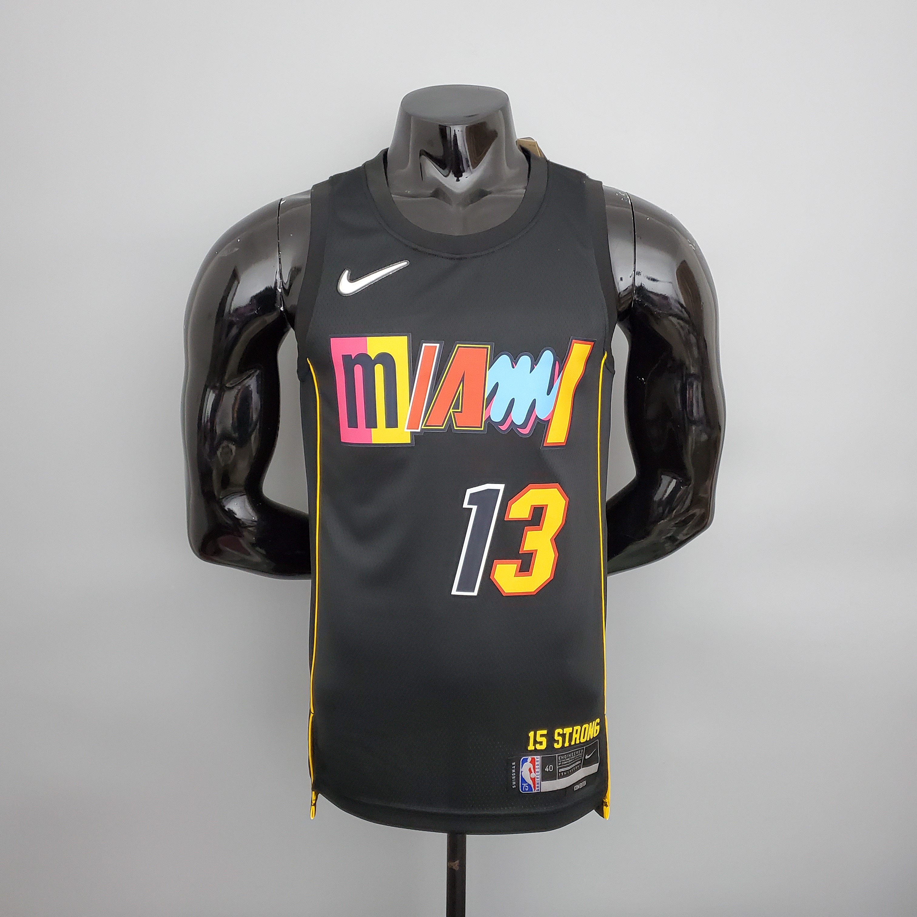 2022 Season Adebay #13 Heat City Edition Black NBA Jersey S-XXL