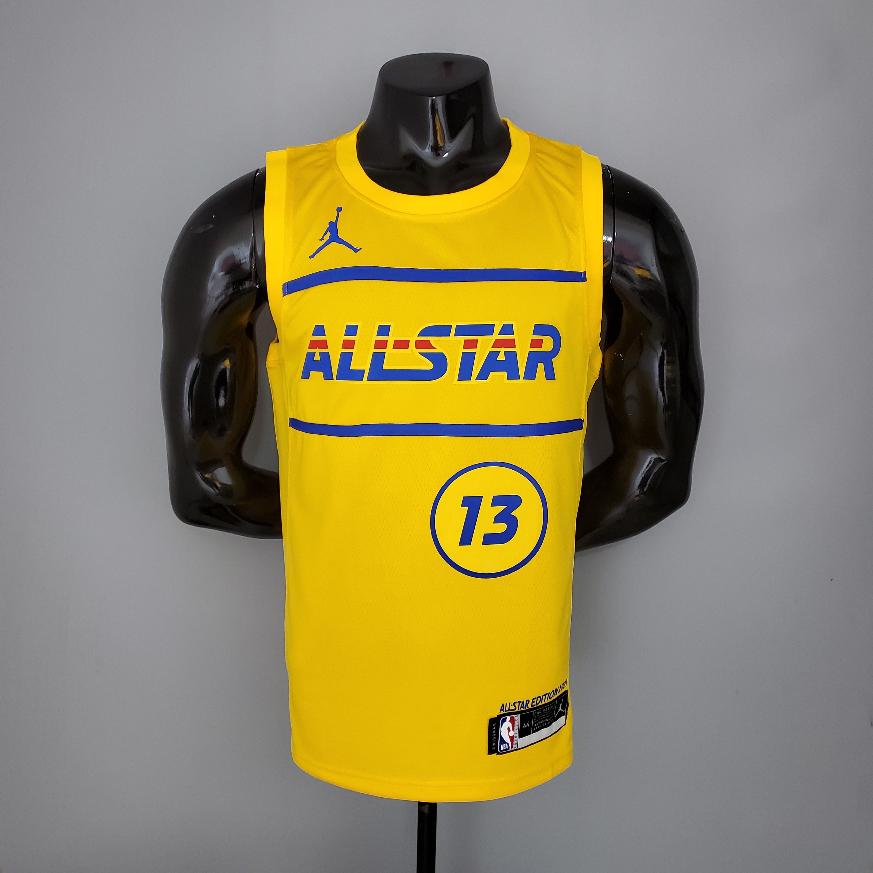 2021 GEORGE#13 All-Star Yellow NBA Jersey S-XXL