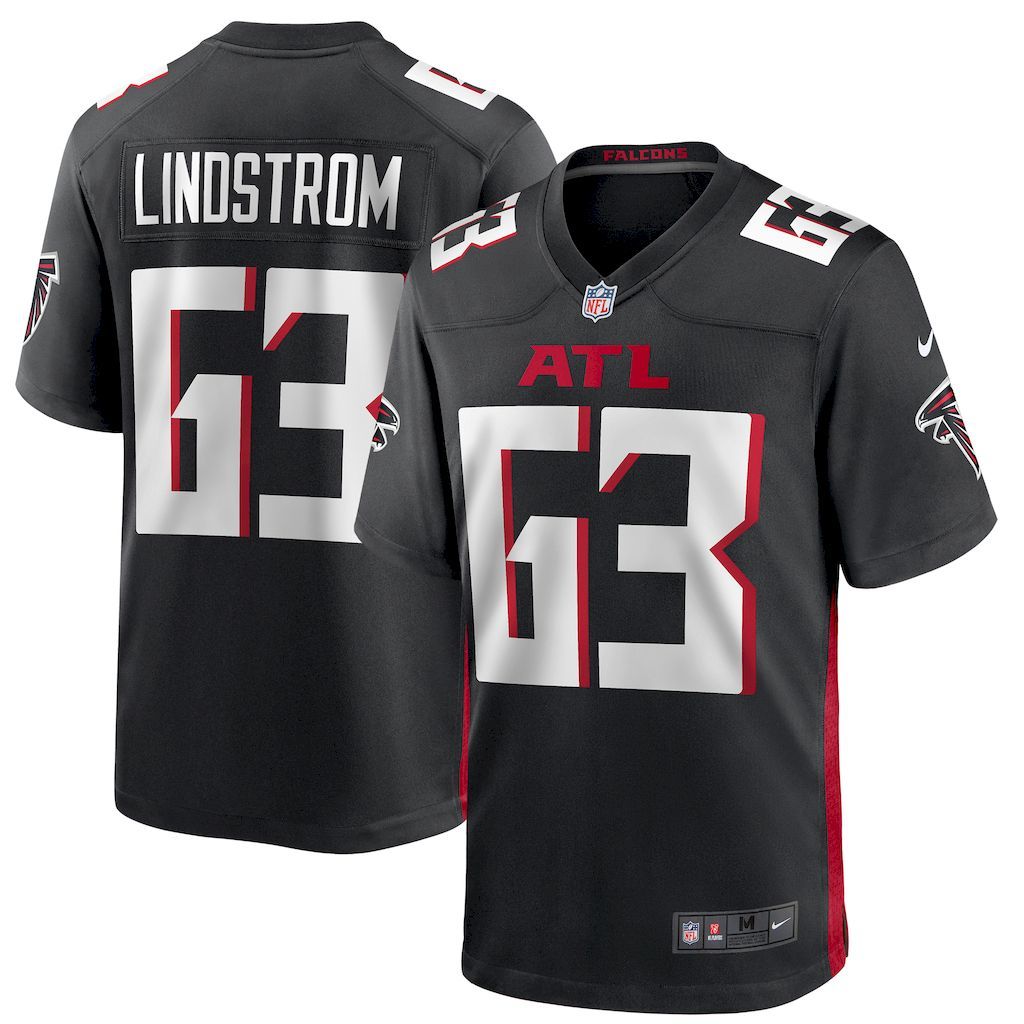 Mens Atlanta Falcons Chris Lindstrom Nike Black Game Jersey.jpg