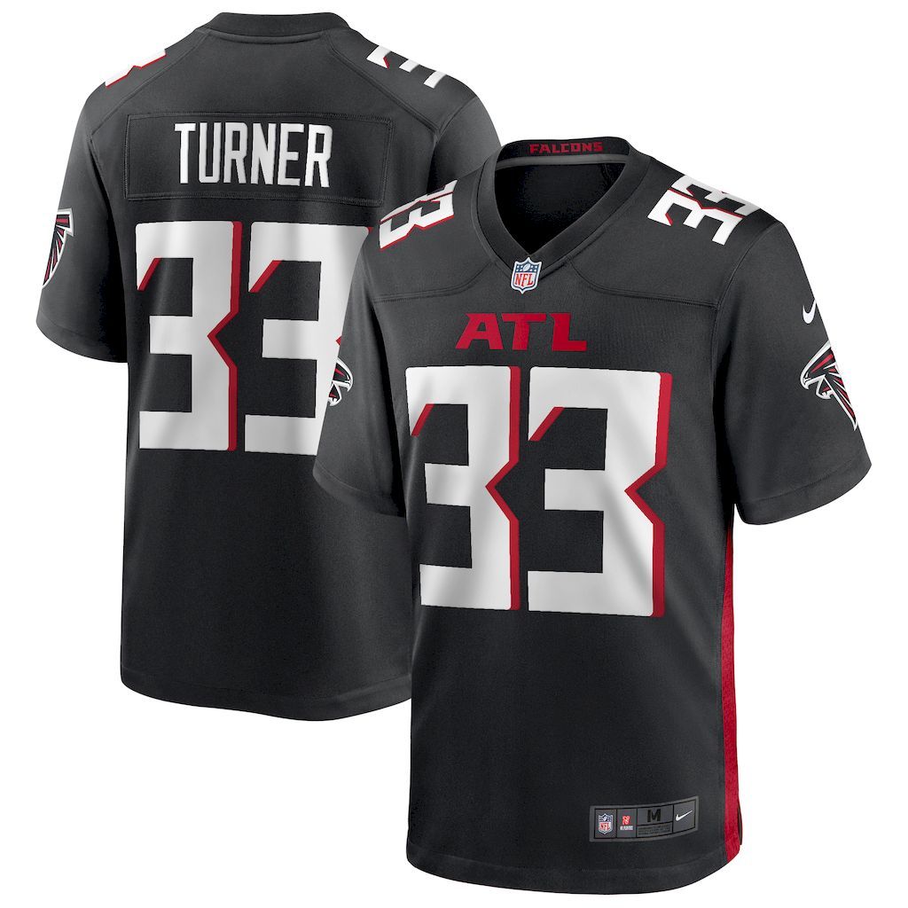 Mens Atlanta Falcons Michael Turner Nike Black Game Retired Playe.jpg