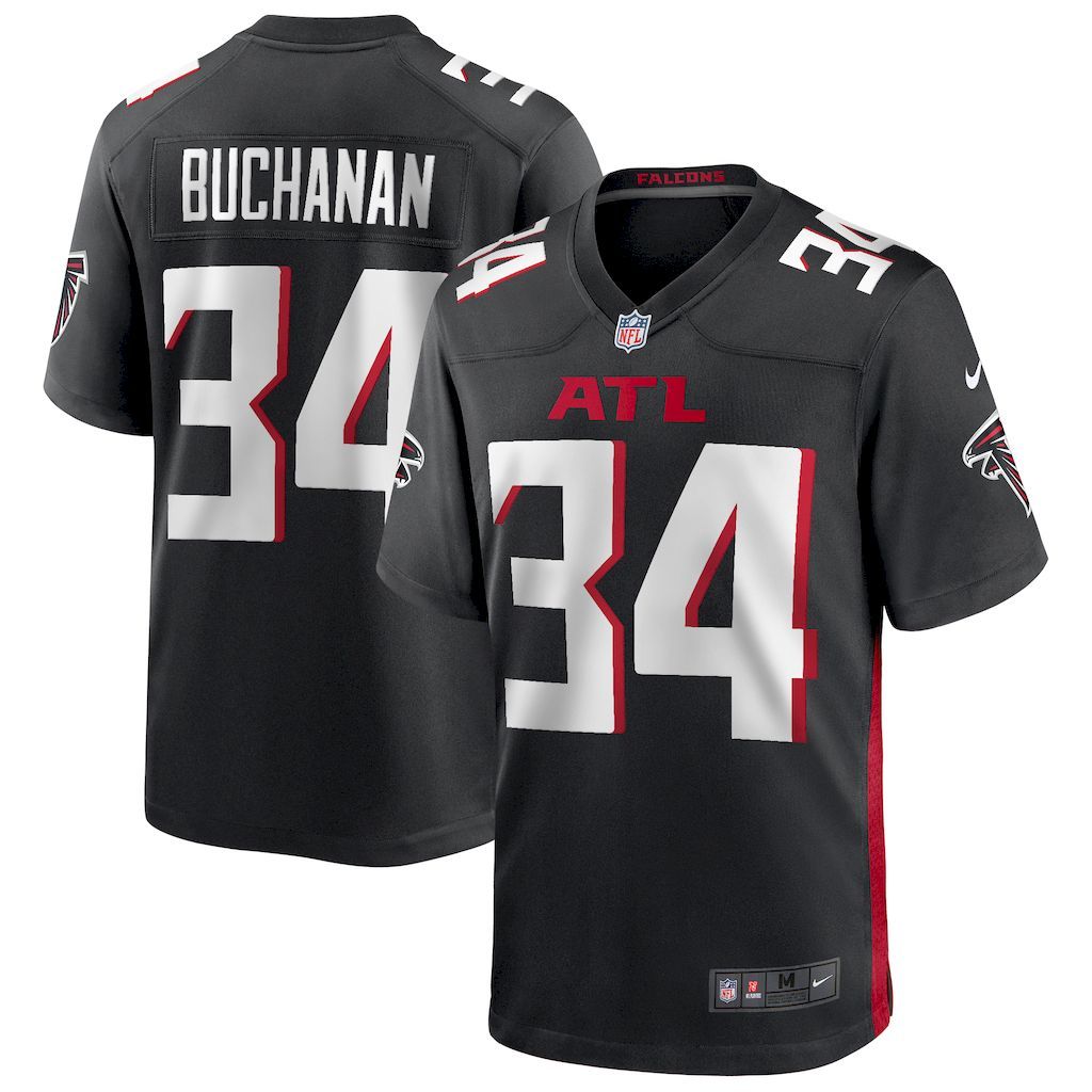Mens Atlanta Falcons Ray Buchanan Nike Black Game Retired Player.jpg