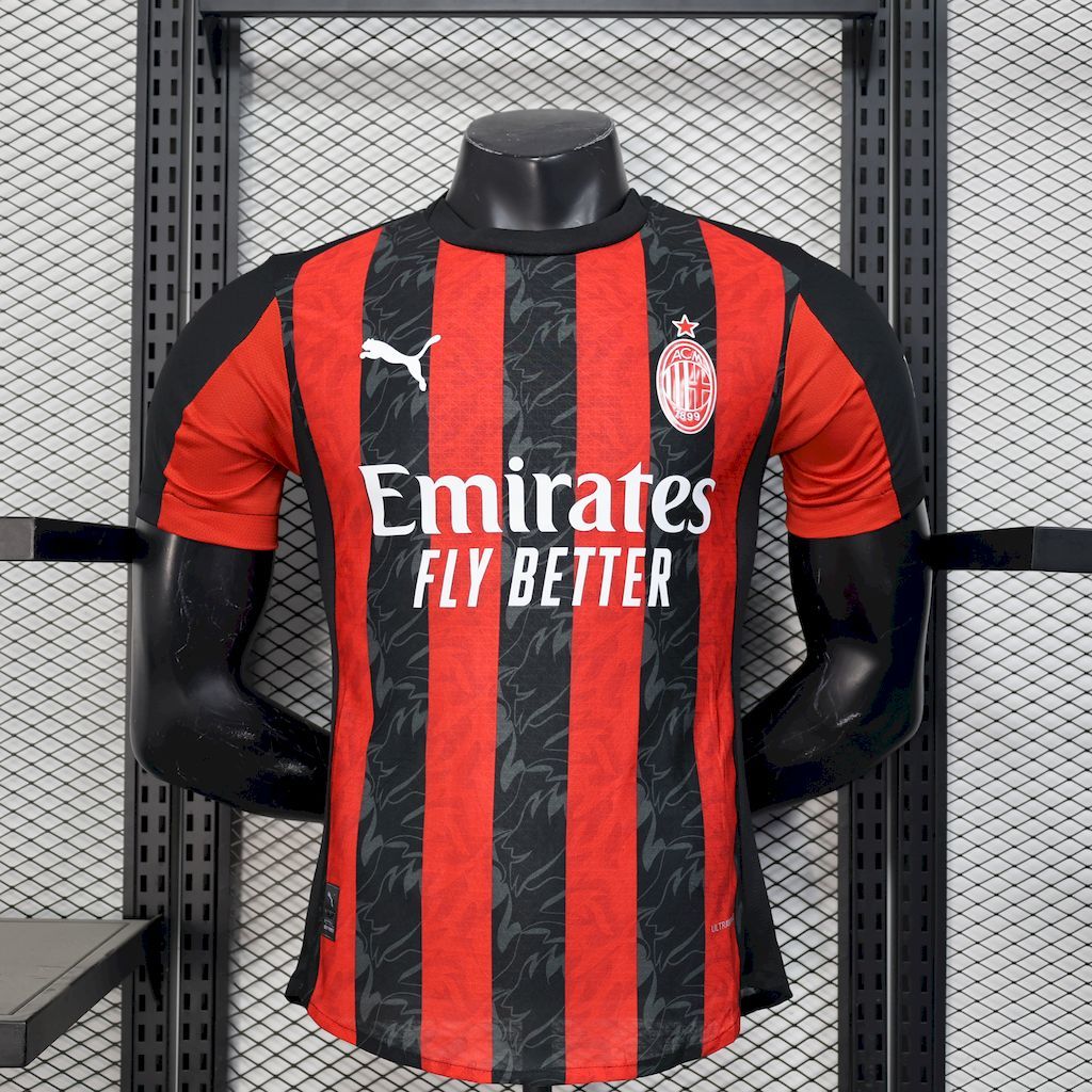 AC Milan 2025/26 Home Jersey Player Version