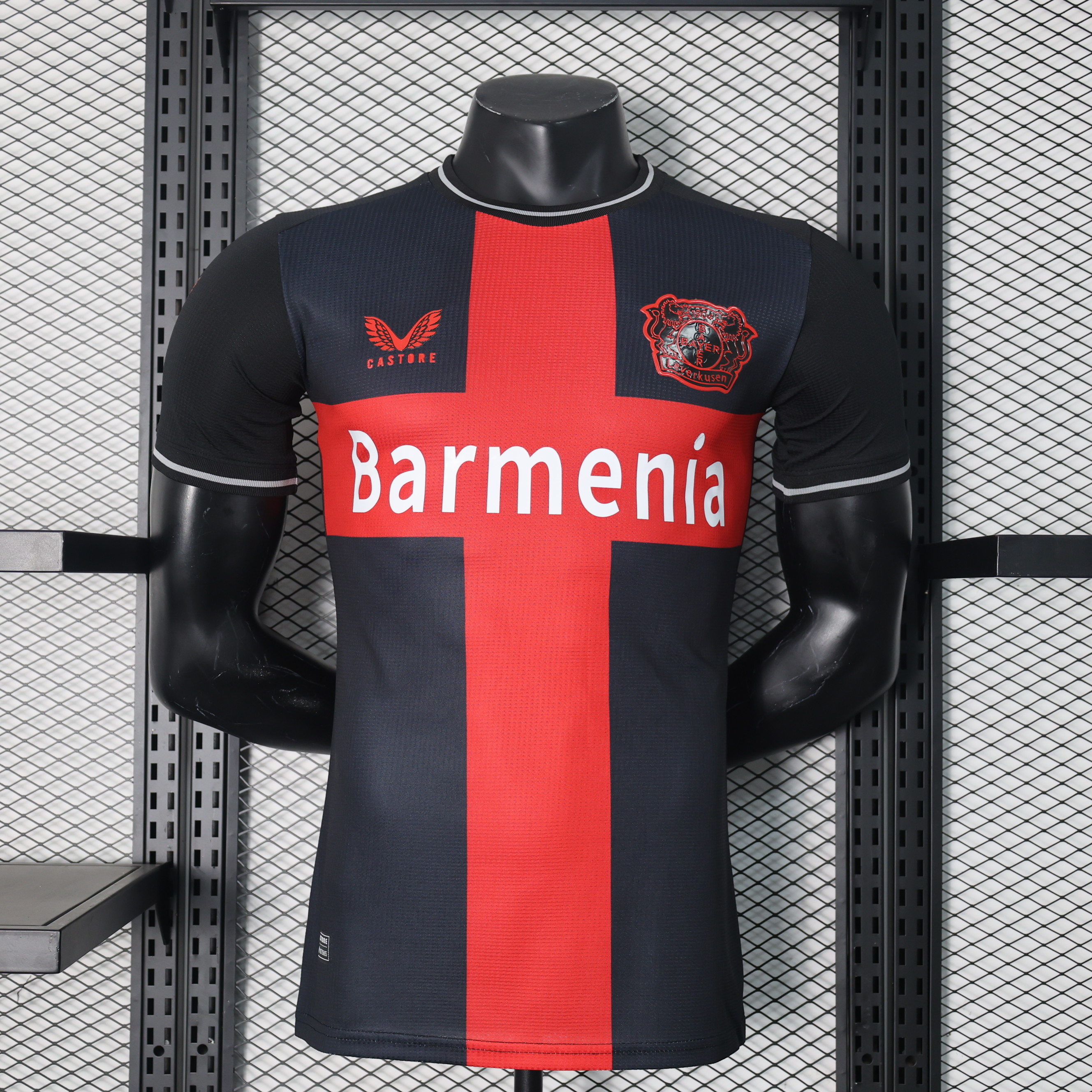 Bayer 04 Leverkusen 2024/25 Home Jersey Castore Player Version