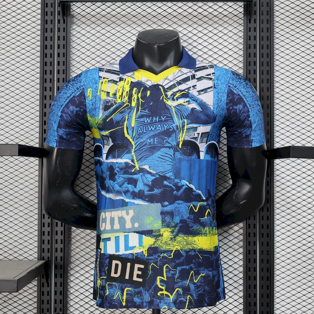 Manchester City 2025/26 Blue Special Edition Jersey Player Version
