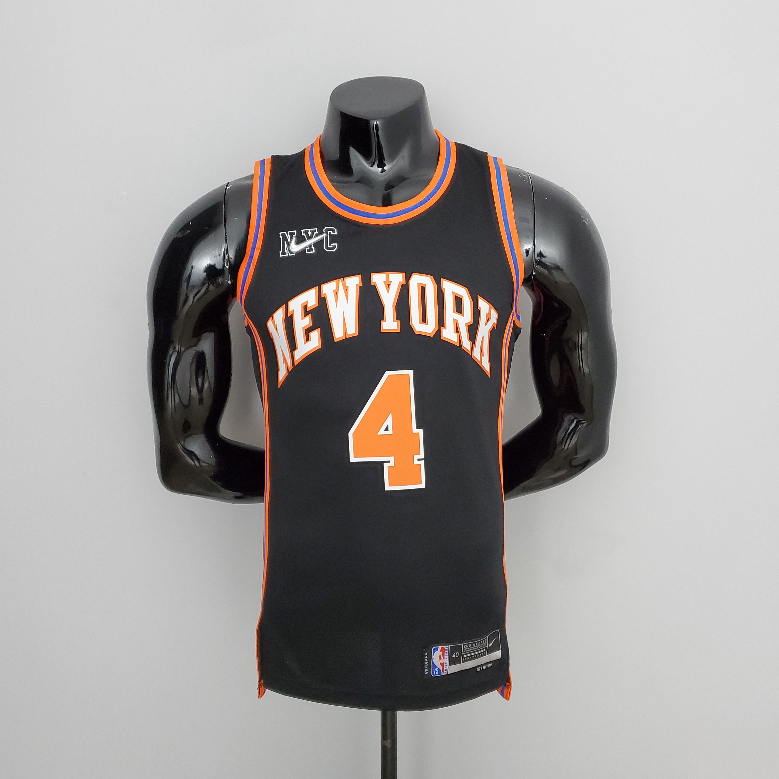 2022 Season Rose#4 Knicks Urban Edition Black NBA Jersey S-XXL