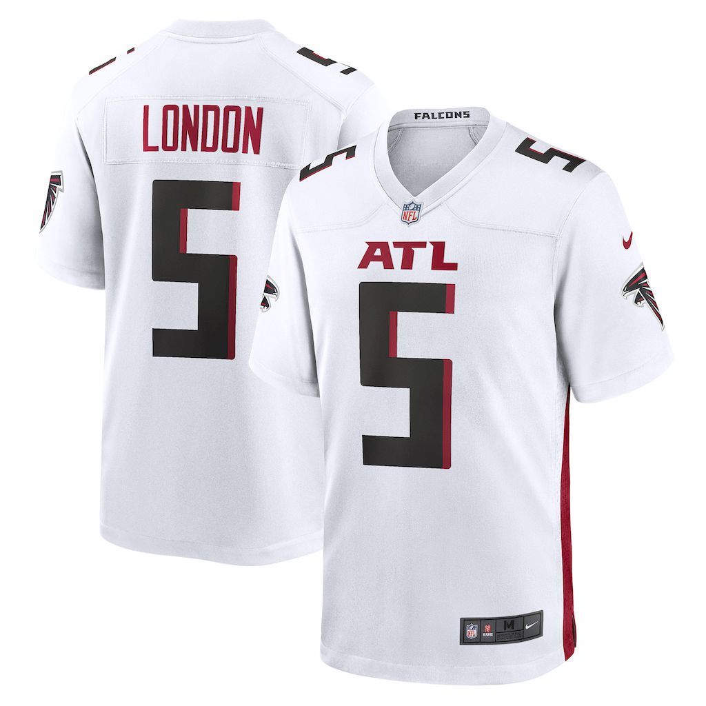 Mens Atlanta Falcons Drake London Nike White Away Game Player Jer.jpg