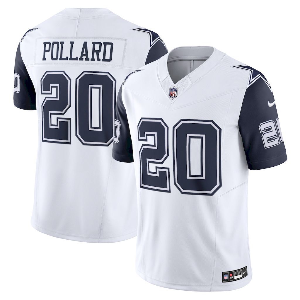 Mens Dallas Cowboys Tony Pollard Nike White Vapor F.U.S.E. Limite.jpg