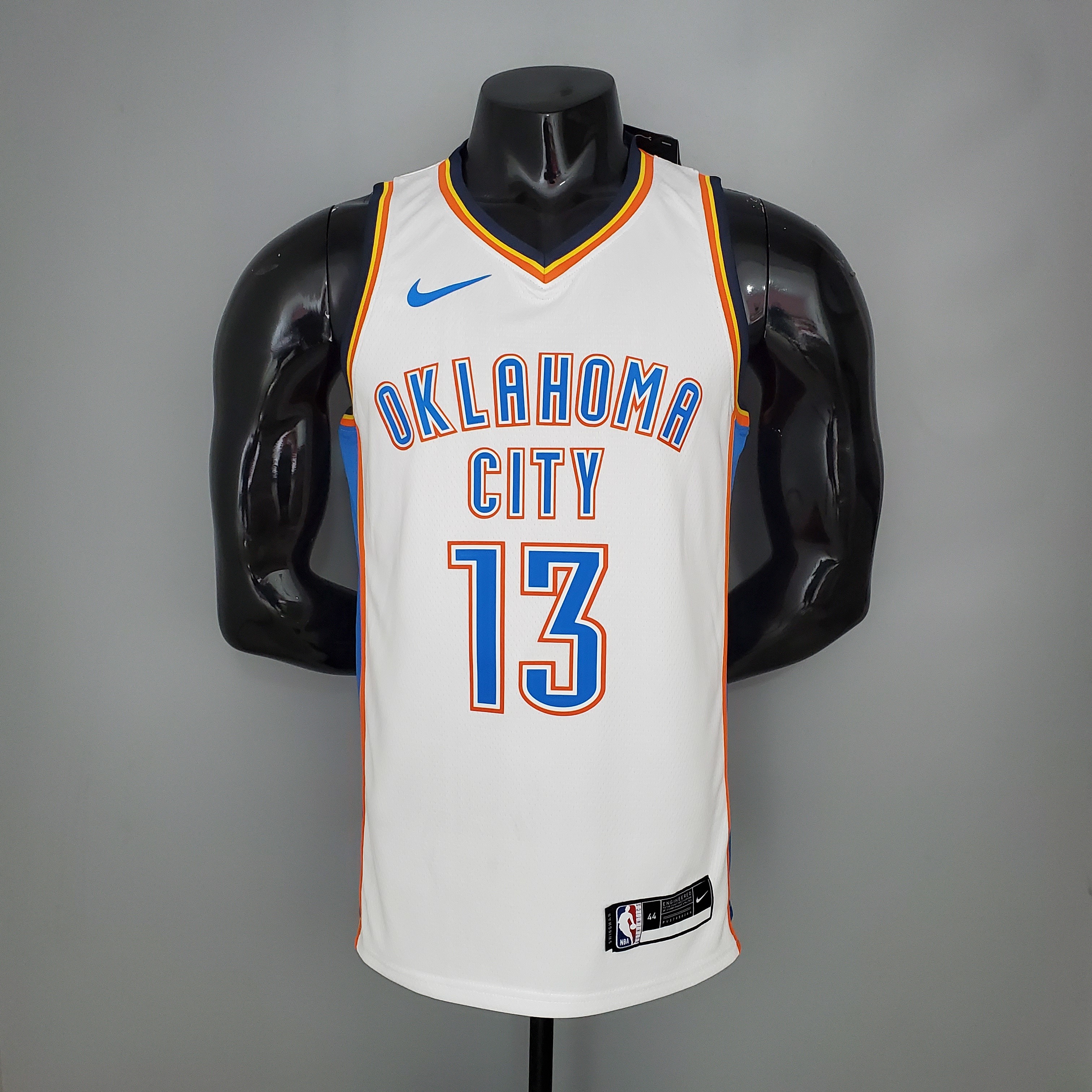 GEORGE#13 Thunder White NBA Jersey S-XXL