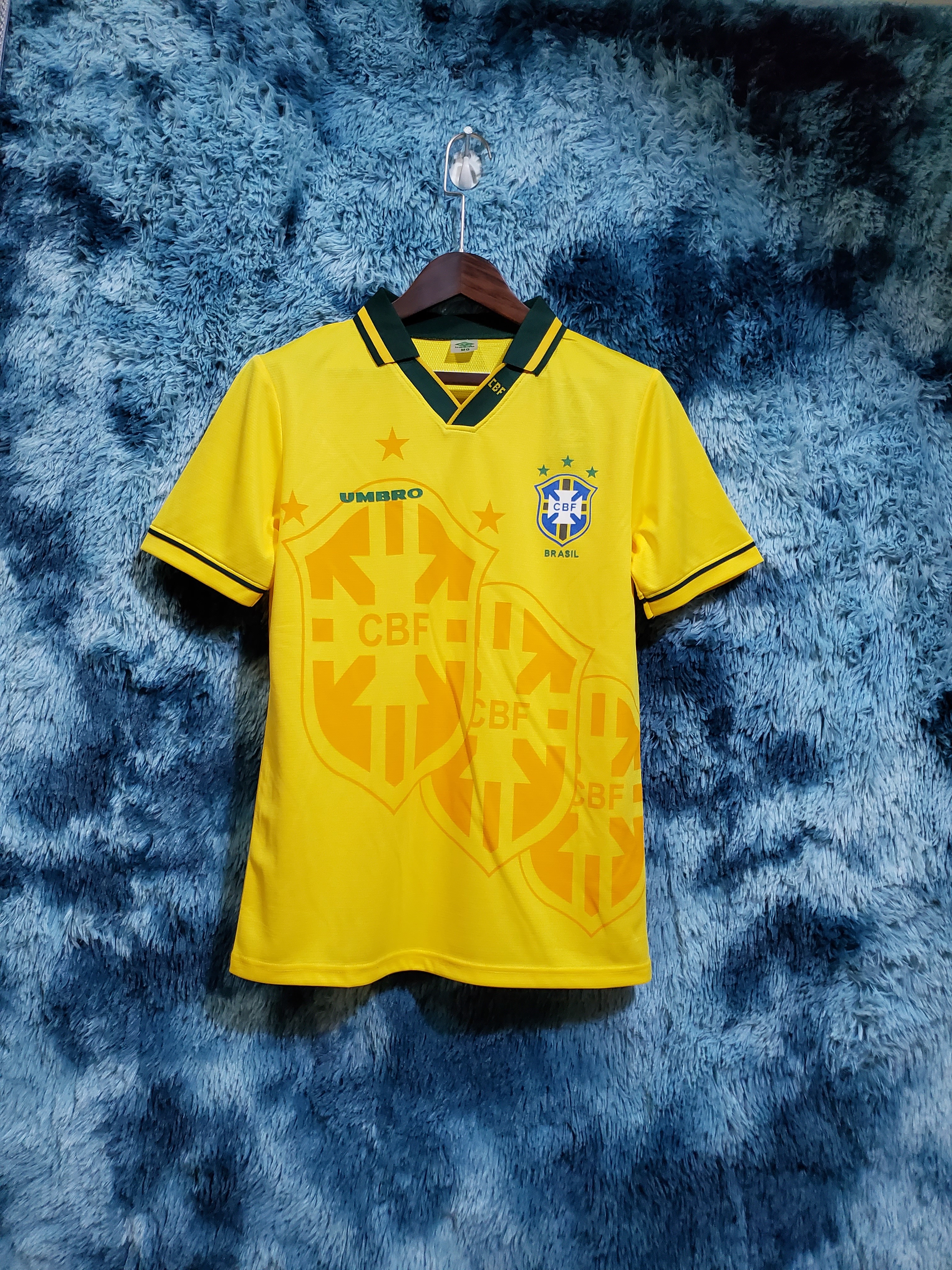 Retro 9394 Brazil home S-XXL