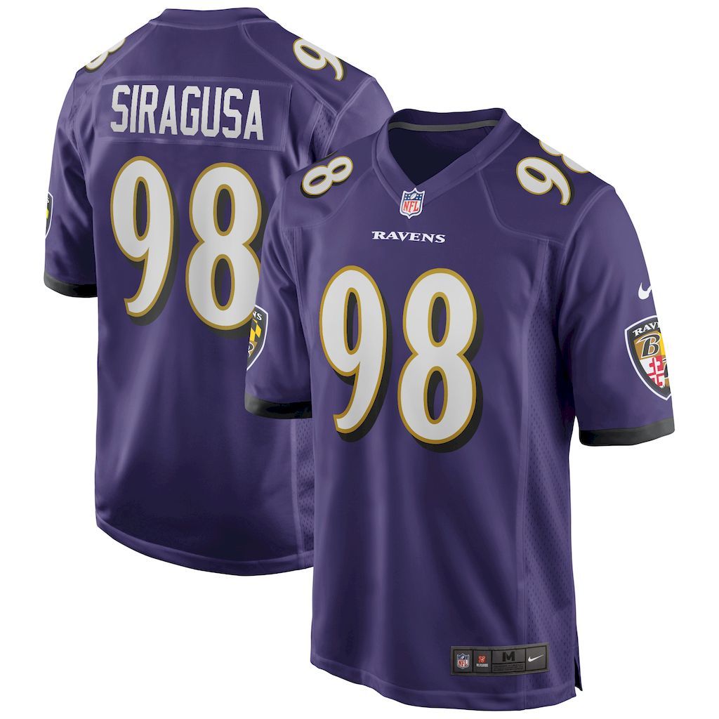 Mens Baltimore Ravens Tony Siragusa Nike Purple Game Retired Play.jpg