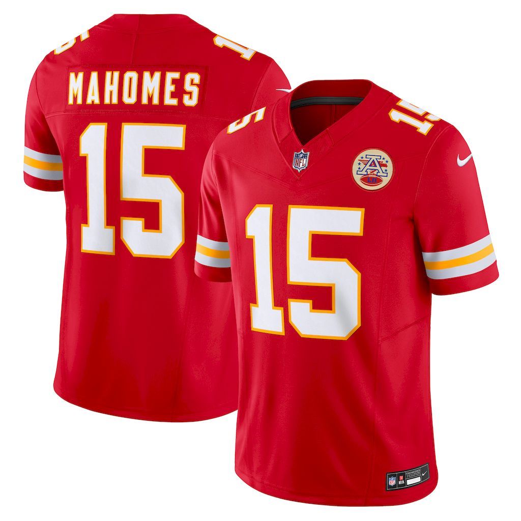 Mens Kansas City Chiefs Patrick Mahomes Nike Red Vapor F.U.S.E. L.jpg