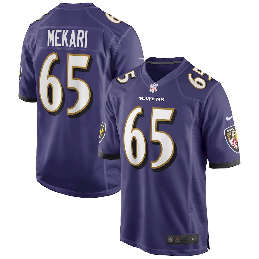 Mens Baltimore Ravens Patrick Mekari Nike Purple Game Player Jers.jpg