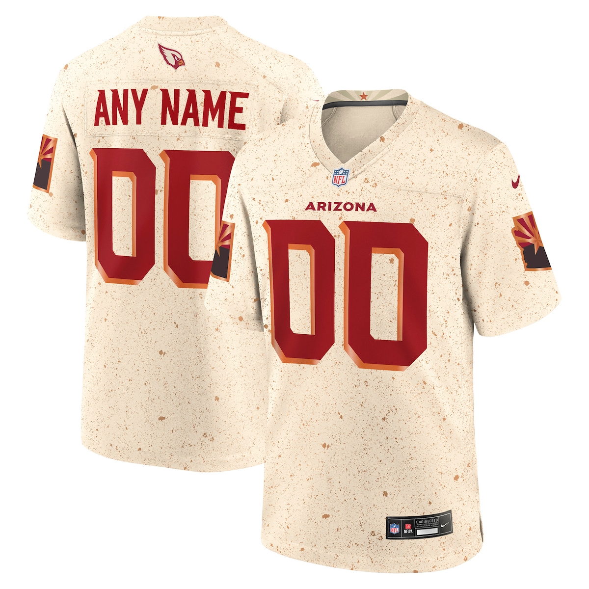 Mens Arizona Cardinals Nike Natural 2025 Rivalries Collection Custom Game Jersey.jpg